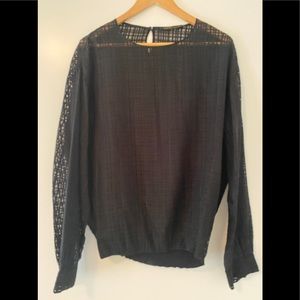 Agnona Italy Silk Top